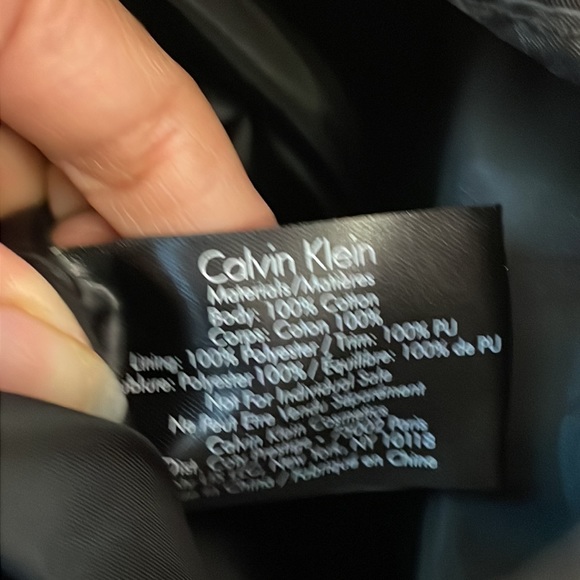 Calvin Klein Cotton Black Messenger/Laptop Bag - Picture 4 of 9